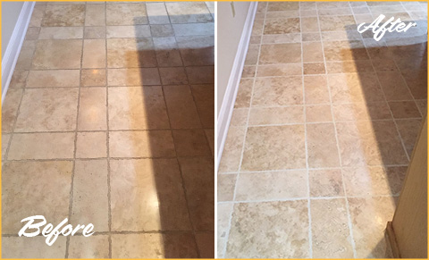 Easy Floor Tile Grout Cleaner - A Pretty Life In The Suburbs