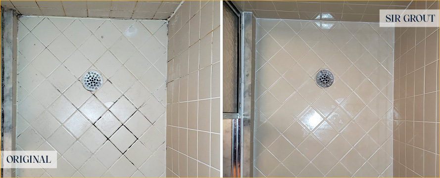 Shower Expertly Restored by Our Professional Tile and Grout Cleaners in Orlando, FL