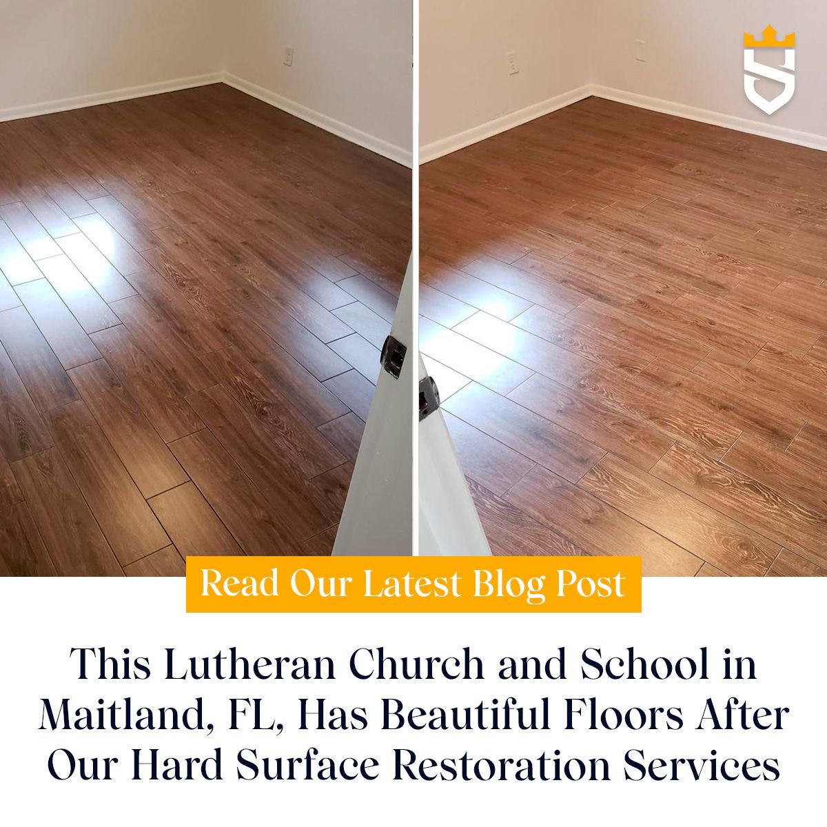 This Lutheran Church and School in Maitland, FL, Has Beautiful Floors After Our Hard Surface Restoration Services